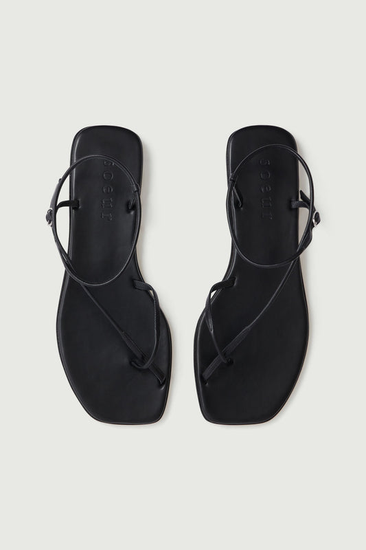 Sandales Rosalie - Noir - Cuir - Femme