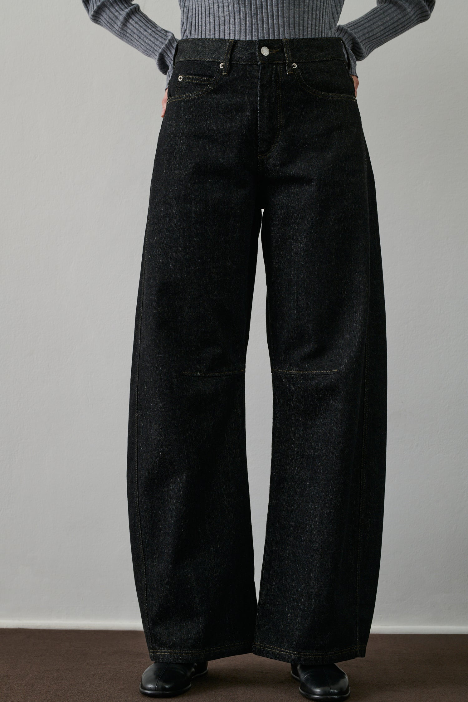 Jean Gaspard - Denim Brut Noir - Coton - Femme