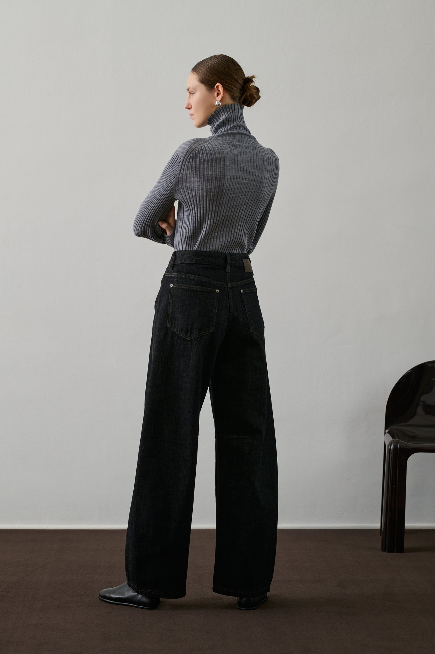 Polo Filao - Gris Chiné - Laine - Femme