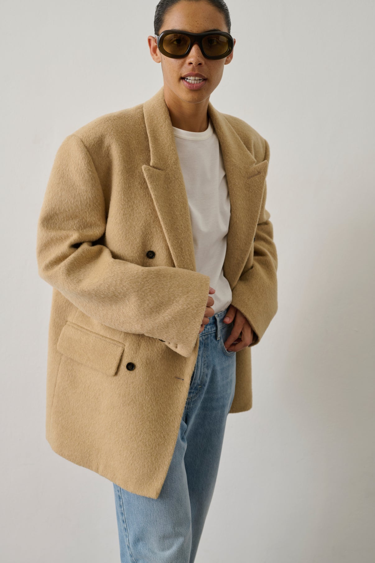 Manteau Helga - Beige - Coton - Femme vue 2