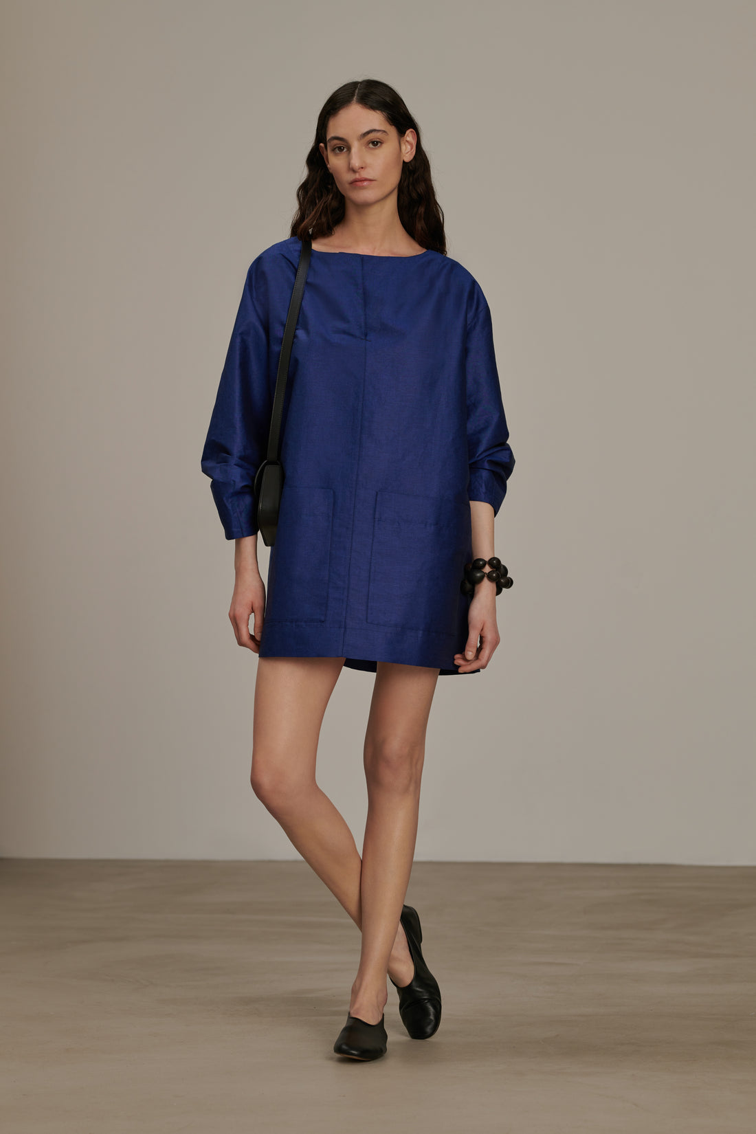 Robe Cybele - Bleu Vif - Lin - Femme