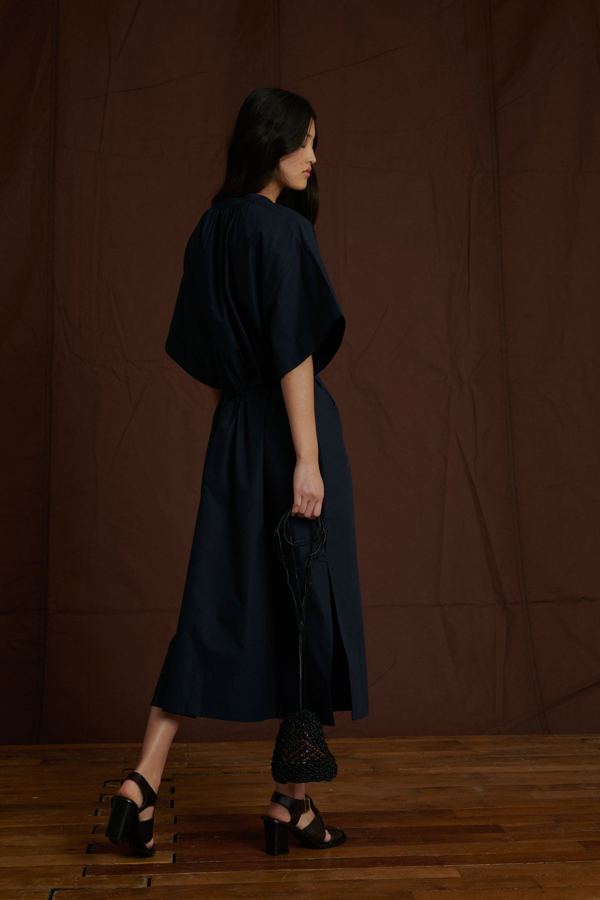 Robe Athena - Navy - Coton - Femme vue 5