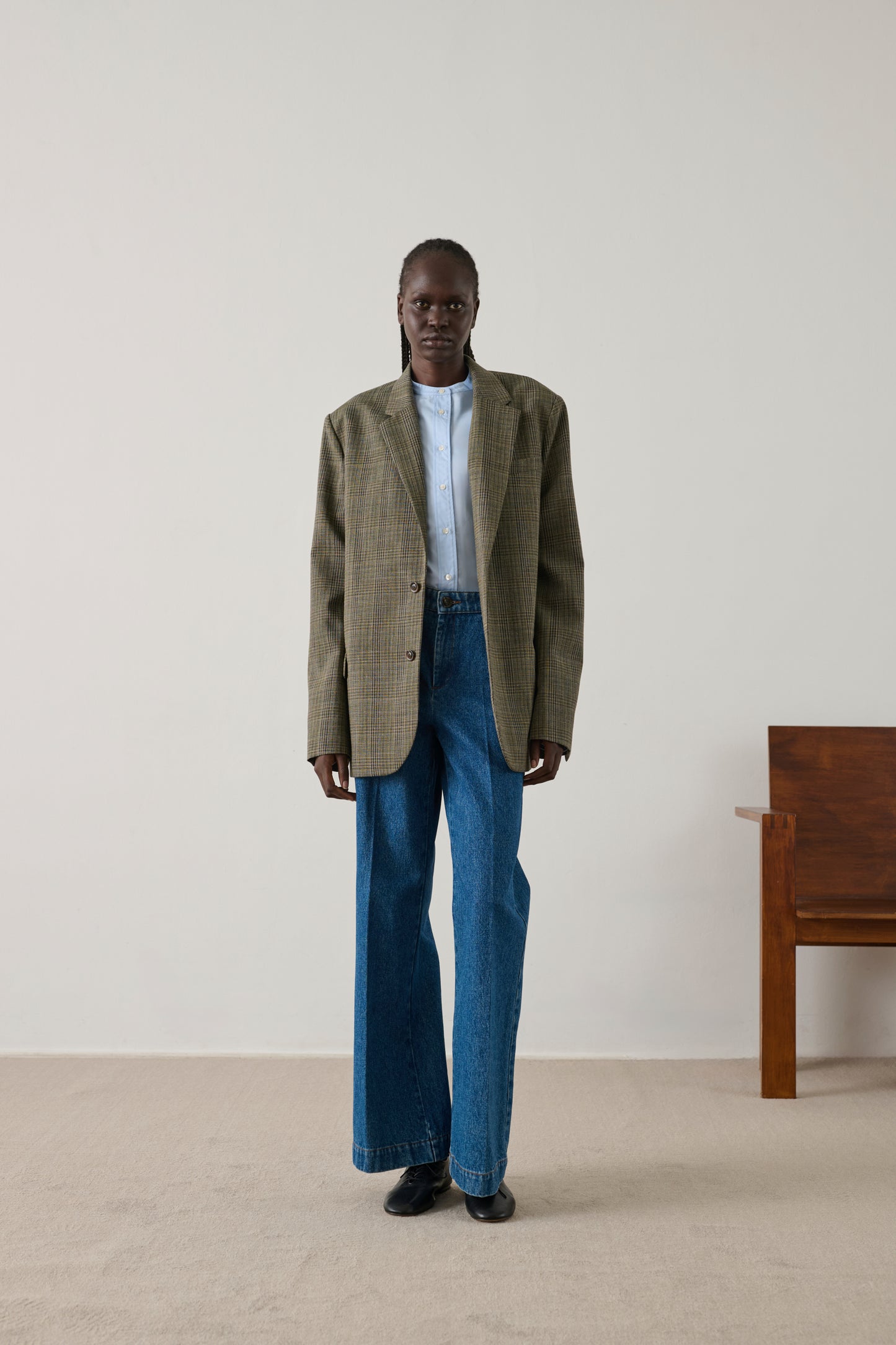 Jean California - Denim Bleu Delave - Coton - Femme